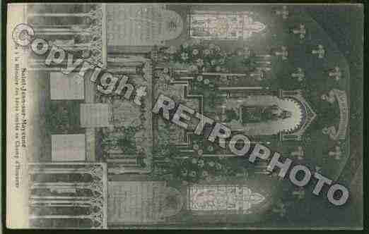 Ville de SAINTJEANSURMAYENNE Carte postale ancienne
