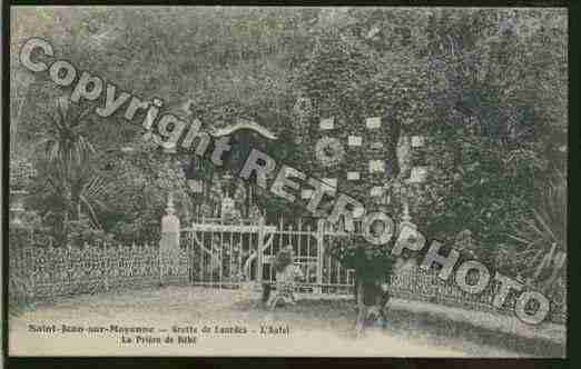 Ville de SAINTJEANSURMAYENNE Carte postale ancienne