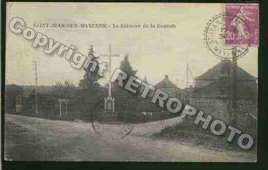 Ville de SAINTJEANSURMAYENNE Carte postale ancienne