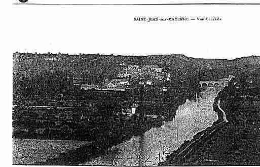 Ville de SAINTJEANSURMAYENNE Carte postale ancienne