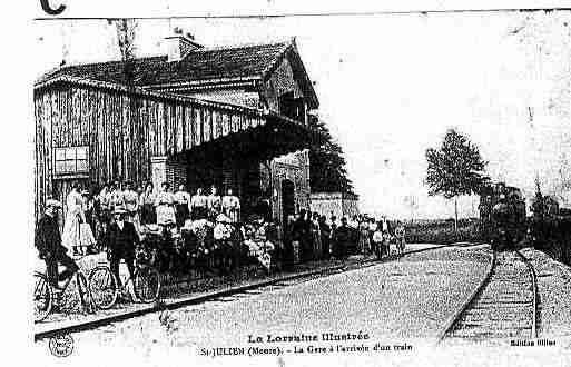 Ville de SAINTJULIENSOUSLESCOTES Carte postale ancienne