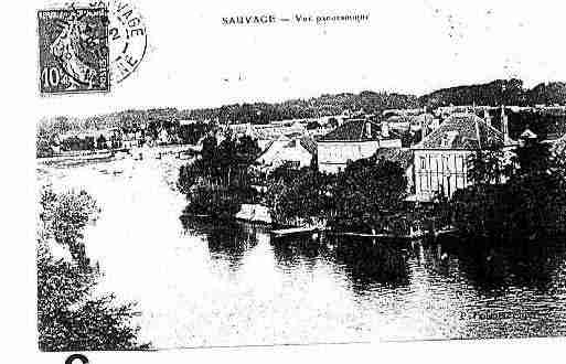 Ville de SAINTJUSTSAUVAGE Carte postale ancienne