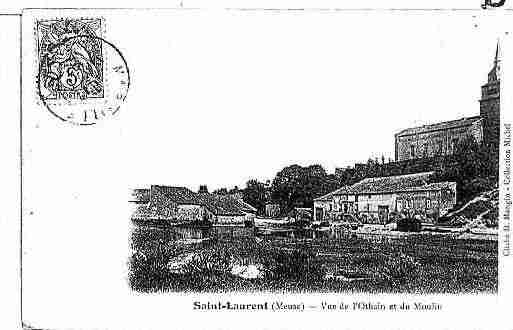 Ville de SAINTLAURENTSUROTHAIN Carte postale ancienne
