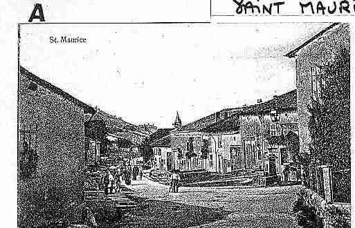 Ville de SAINTMAURICESOUSLESCOTES Carte postale ancienne