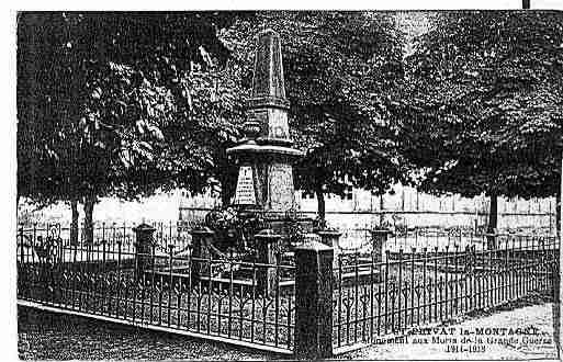 Ville de SAINTPRIVATLAMONTAGNE Carte postale ancienne Ville de SAINTPRIVATLAMONTAGNE Carte postale ancienne