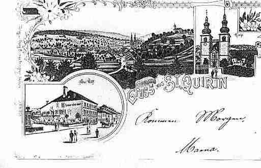Ville de SAINTQUIRIN Carte postale ancienne