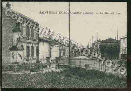 Ville de SAINTREMYENBOUZEMONT Carte postale ancienne