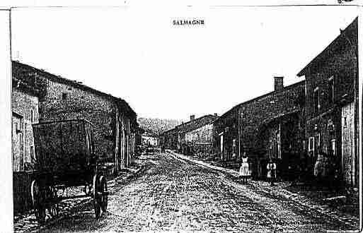 Ville de SALMAGNE Carte postale ancienne