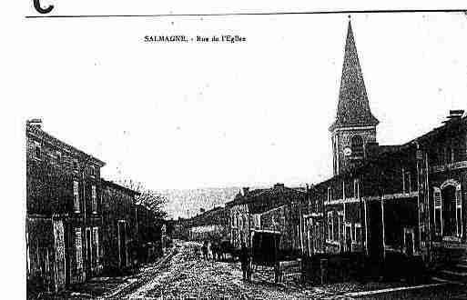 Ville de SALMAGNE Carte postale ancienne