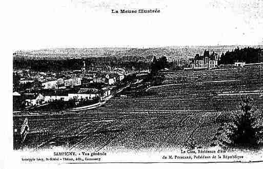 Ville de SAMPIGNY Carte postale ancienne