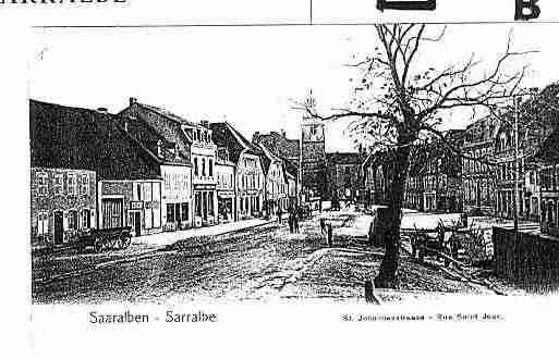 Ville de SARRALBE Carte postale ancienne