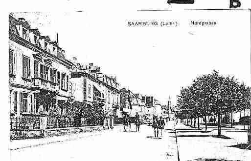 Ville de SARREBOURG Carte postale ancienne