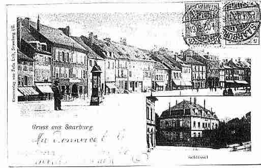 Ville de SARREBOURG Carte postale ancienne