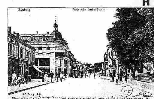 Ville de SARREBOURG Carte postale ancienne