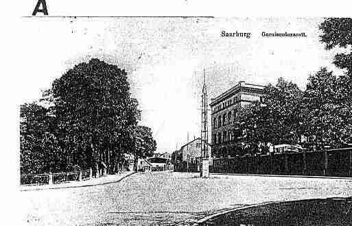 Ville de SARREBOURG Carte postale ancienne