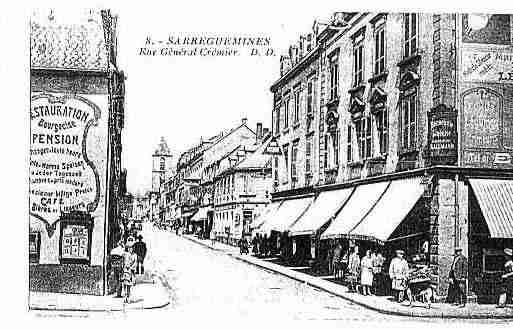 Ville de SARREGUEMINES Carte postale ancienne