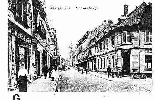 Ville de SARREGUEMINES Carte postale ancienne