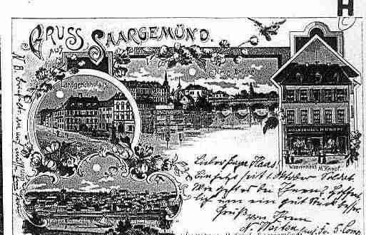 Ville de SARREGUEMINES Carte postale ancienne