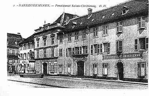 Ville de SARREGUEMINES Carte postale ancienne