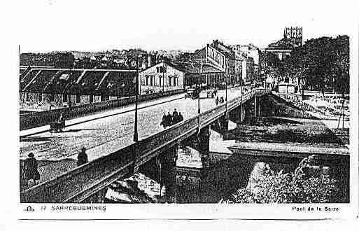 Ville de SARREGUEMINES Carte postale ancienne