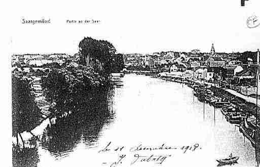 Ville de SARREGUEMINES Carte postale ancienne