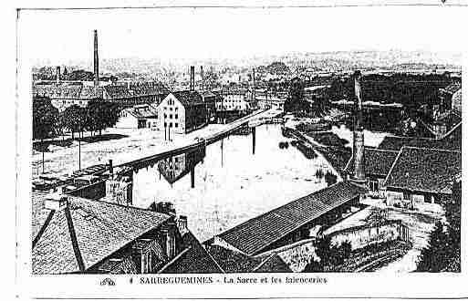 Ville de SARREGUEMINES Carte postale ancienne