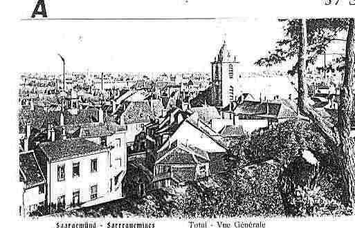 Ville de SARREGUEMINES Carte postale ancienne