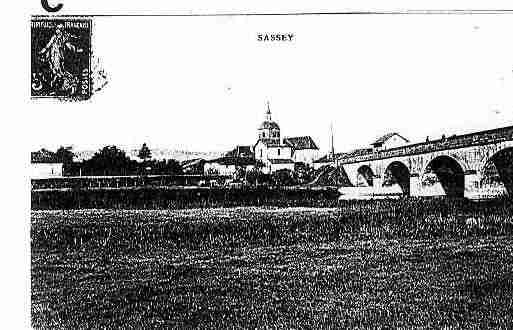 Ville de SASSEYSURMEUSE Carte postale ancienne