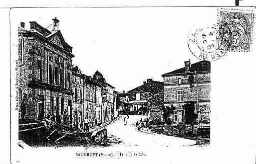 Ville de SAUDRUPT Carte postale ancienne