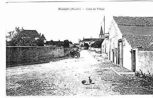 Ville de SECOURT Carte postale ancienne