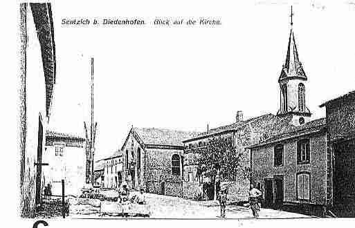 Ville de SENTZICH Carte postale ancienne