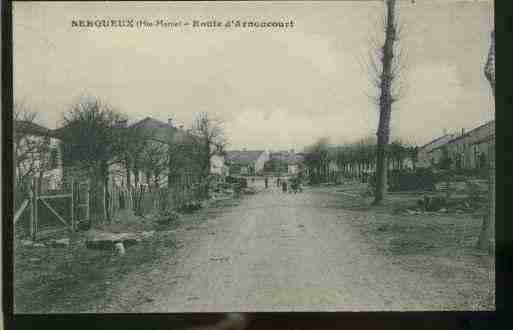 Ville de SERQUEUX Carte postale ancienne