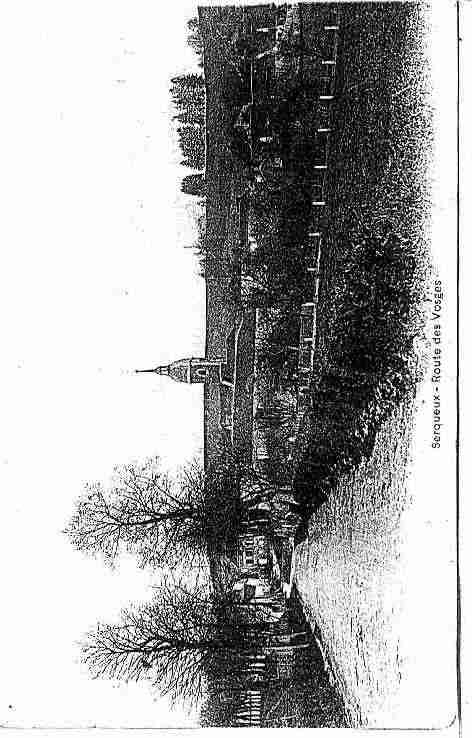 Ville de SERQUEUX Carte postale ancienne
