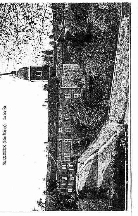 Ville de SERQUEUX Carte postale ancienne