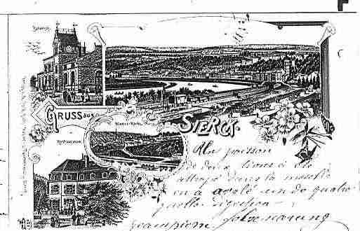 Ville de SIERCKLESBAINS Carte postale ancienne