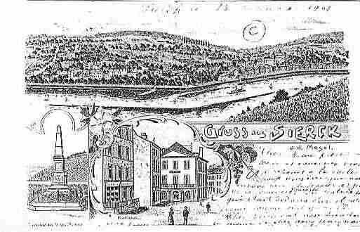 Ville de SIERCKLESBAINS Carte postale ancienne