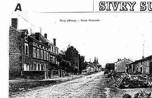 Ville de SIVRYSURMEUSE Carte postale ancienne