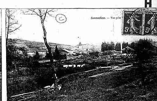 Ville de SOMMEILLES Carte postale ancienne