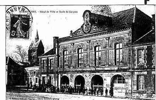 Ville de SOMMEVOIRE Carte postale ancienne