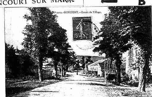 Ville de SONCOURTSURMARNE Carte postale ancienne