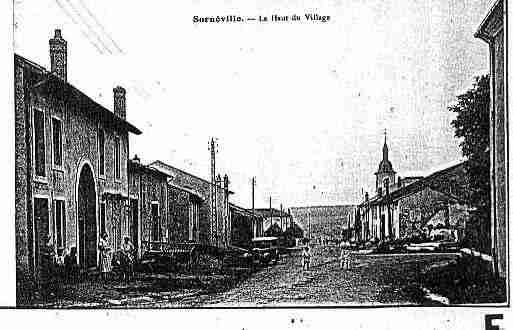 Ville de SORNEVILLE Carte postale ancienne