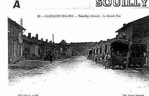 Ville de SOUILLY Carte postale ancienne