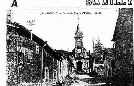 Ville de SOUILLY Carte postale ancienne
