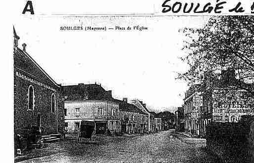 Ville de SOULGESUROUETTE Carte postale ancienne