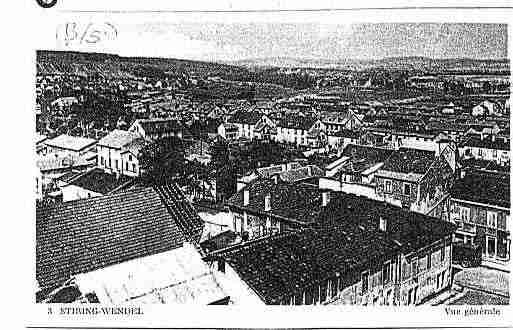 Ville de STIRINGWENDEL Carte postale ancienne