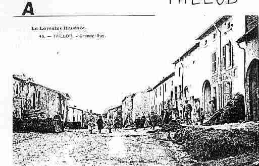 Ville de THELOD Carte postale ancienne