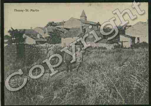 Ville de THEZEYSAINTMARTIN Carte postale ancienne