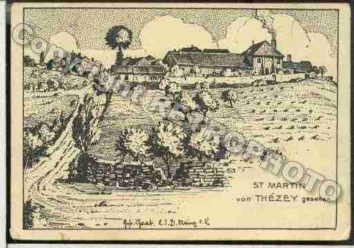 Ville de THEZEYSAINTMARTIN Carte postale ancienne