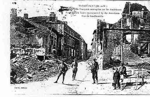 Ville de THIAUCOURTREGNIEVILLE Carte postale ancienne