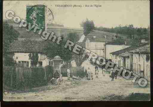 Ville de THILLOMBOIS Carte postale ancienne